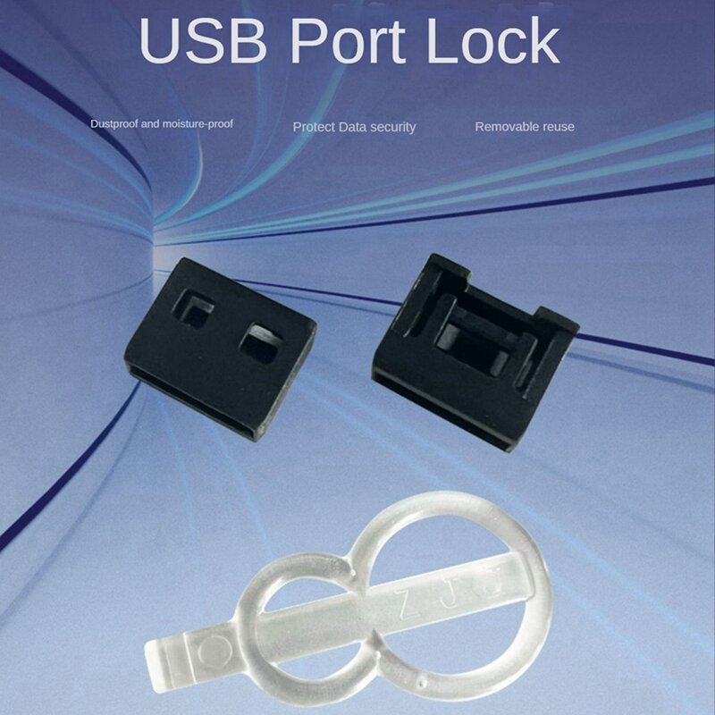 50 قطعة USB الغبار التوصيل شاحن ميناء غطاء غطاء USB الأمن قفل العالمي الغبار حامي الكمبيوتر المحمول دفتر