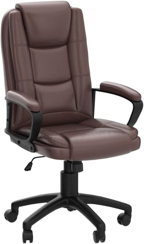 كرسي مكتب منزلي ، كرسي كبير وطويل ، تصميم ثقيل ، مريح ، وسادة ظهر عالية ، دعامة قطنية ، 400 رطل