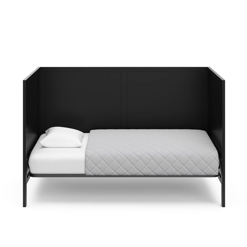 سرير جراكو ثيو قابل للتحويل ، يتحول من سرير طفل إلى سرير طفل صغير وسرير نهاري ، يناسب مرتبة سرير قياسية بالحجم الكامل