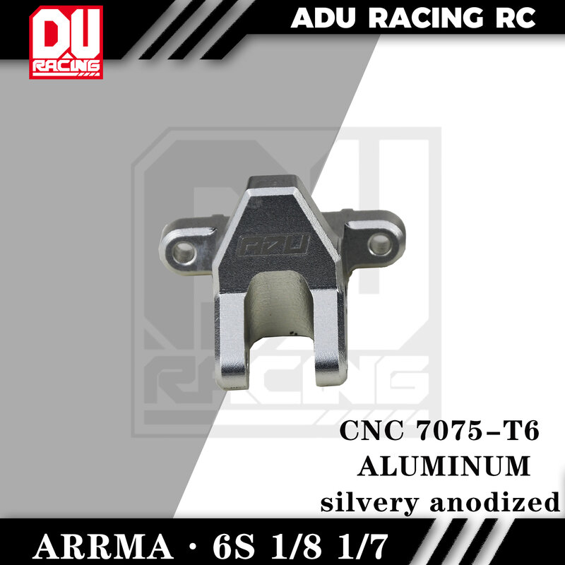 ADU سباق مركز هدفين جبل الخلفية التصنيع باستخدام الحاسب الآلي 7075 T6 الألومنيوم ل ARRMA 6S 1/8 و 1/7