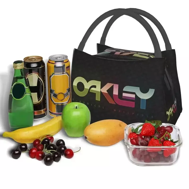 حقيبة غداء معزولة للنساء من Oakleys ، مبرد قابل لإعادة الاستخدام ، حمل حراري للعمل ، نزهات ، نظارات