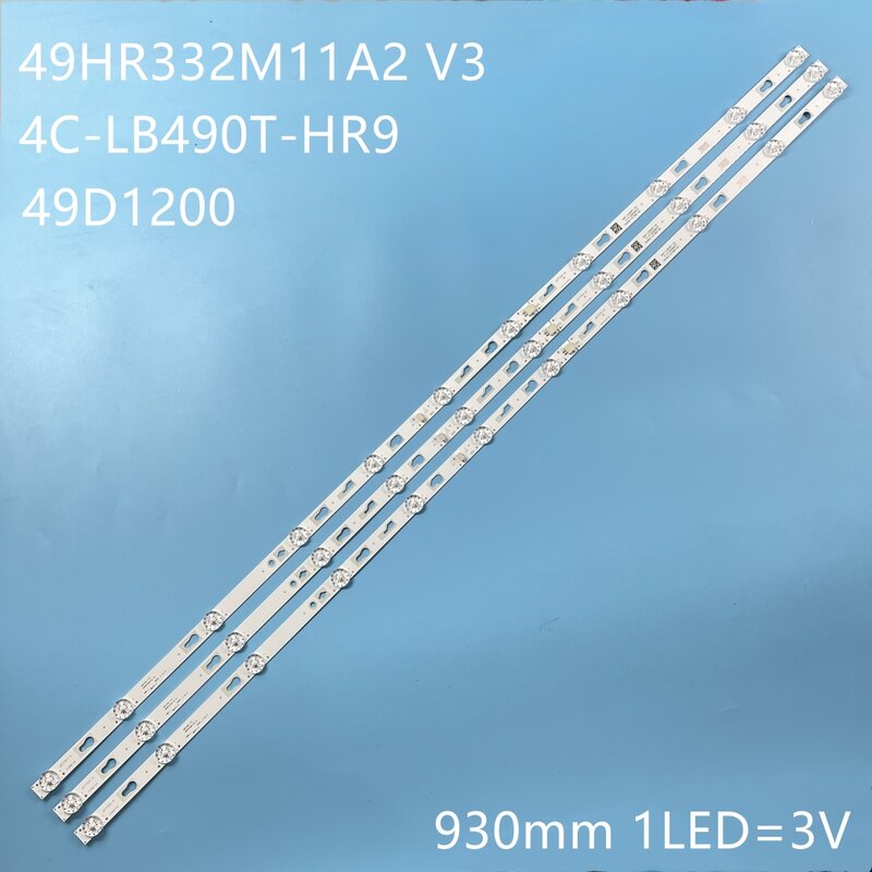 شريط LED لـ Tcl ، 49sk6000 ، Mg4s49 ، T49FSL6010 ، HR-99A05-00437 ، SSM49291 ، LE03RB2R0-DK ، 4C-LB490T-HR9 ، 49D1200 ، V3