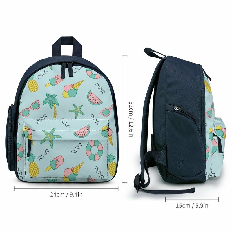 سعة كبيرة حقيبة الطفل الكتف الأشرطة لحقيبة الظهر حقيبة مدرسية طفلة تخصيص للأطفال مخصص الطباعة
