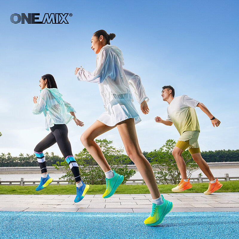 احذية الجري الرجالية ONEMIX وسائد الهواء في الهواء الطلق التخميد الرياضة خفيفة الوزن أحذية رياضية رائجة البيع