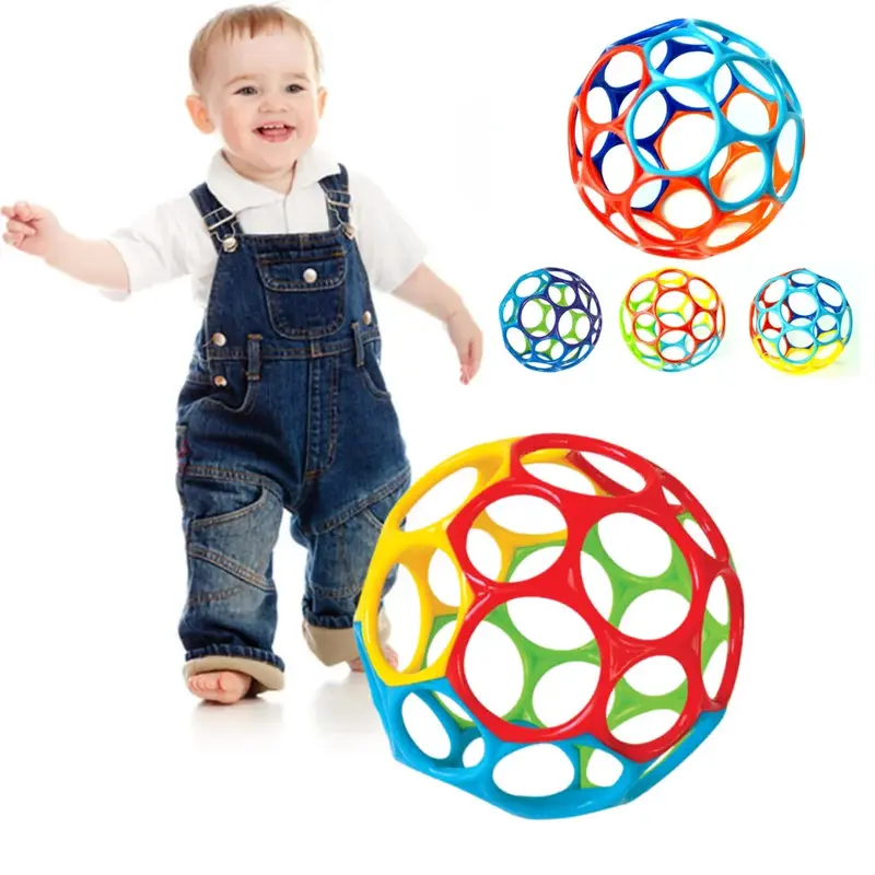 كرات الطفل الحسية ذكاء الطفل تطوير موجة الكرة اليد جرس لدغة الصيد لعب للأطفال الرضع لعبة التنمية الحسية
