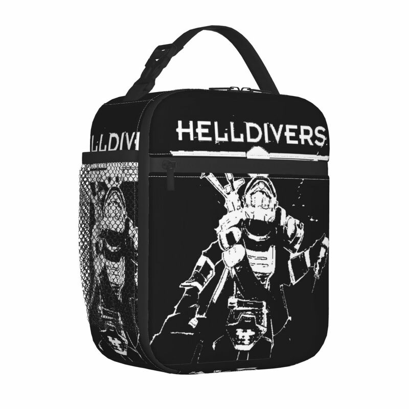 Helldiver حقيبة غداء معزولة ، صندوق غداء كبير ، حقيبة تبريد قابلة لإعادة الاستخدام ، أكياس تخزين الطعام ، العمل في الهواء الطلق