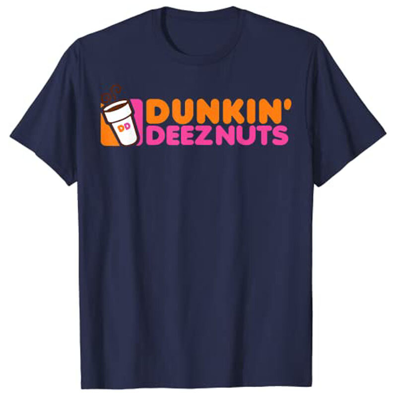 Dunkin Deez المكسرات-دنكين deezالمكسرات تي شيرت الملابس الجمالية الجرافيك تي شيرت بلايز