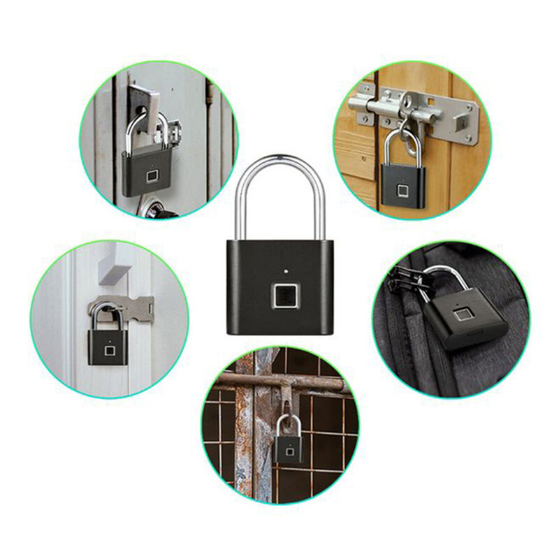 SY11 قفل بصمة البيومترية ، قفل معدني بدون مفتاح ، قفل بصمة الإبهام ، USB ، يصلح لصالة الألعاب الرياضية ، الرياضة ، المدرسة ، خزانة الموظف ، السياج ، حقيبة