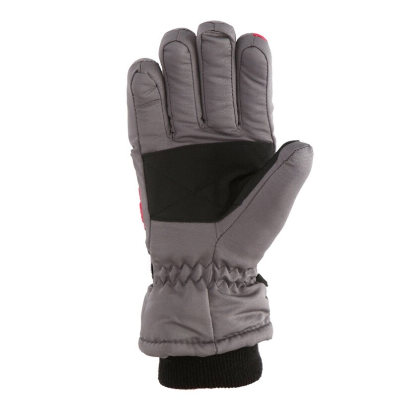 Winter Thicken Warm Kids Skiing Gloves Windproof Waterproof Plush Lining Boys Girls Outdoor Mittens for 4-16Y Children's Gloves