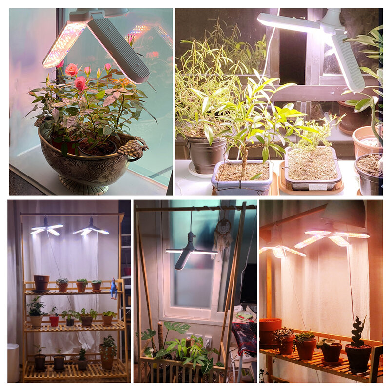 مصباح E27 كامل الطيف LED للنمو ضوء أشعة الشمس فيتو مصباح للنباتات 24 واط 36 واط 48 واط تنمو لمبة للنباتات الداخلية البذر الدفيئة خيمة