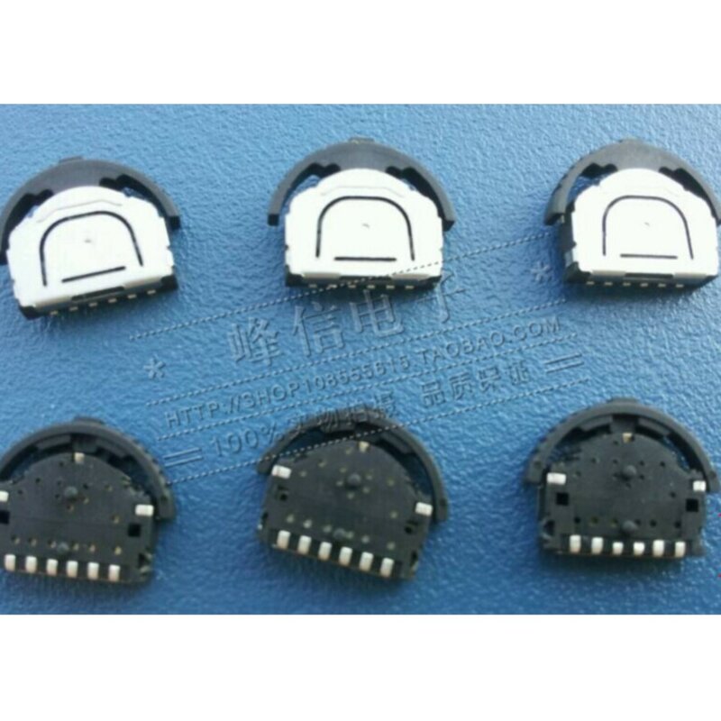 10Pcs Dial Switch Reset Three-way Switch Roller Switch MP3/4/5 Transfer Switch Dial Button 6 Feet
