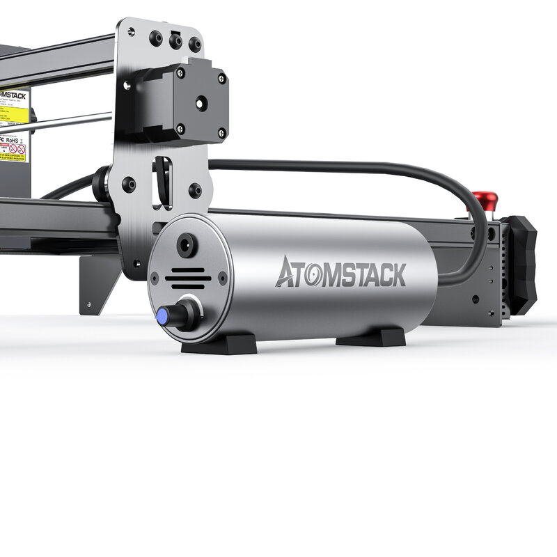 نظام الهواء ATOMSTACK لماكينة القطع بالليزر ، F30 ، 10-30 لتر/دقيقة ، تدفق الهواء العالي ، الملحقات بمساعدة الهواء ، إزالة الغبار الدخان