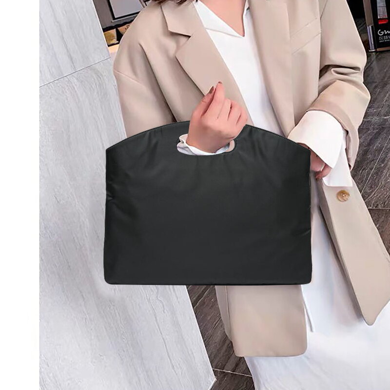 2022 Business Briefcase Laptop Protection Case Phrase Printed Office Conference Document Information Bag Portable Tablet Handbag