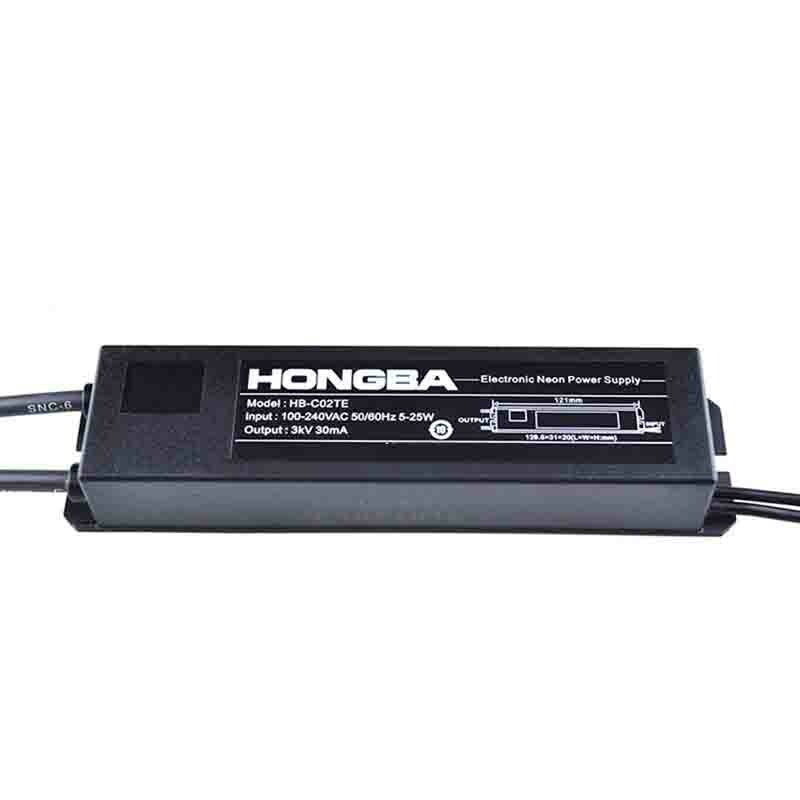 هونغبا-النيون ضوء تسجيل محول الإلكترونية ، امدادات الطاقة ، محول ضوء النيون ، 3KV ، 30MA ، 5-25 واط ، 1 قطعة