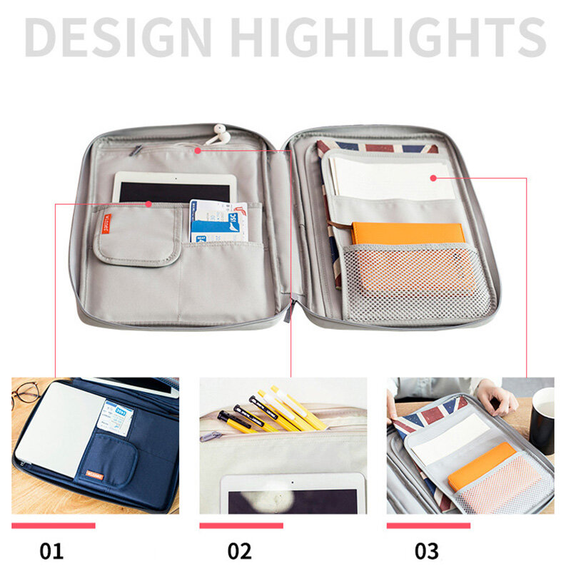 حقيبة كمبيوتر أكسفورد بمقبض ، حقائب مستندات ، اجتماع ، مكتب ، منظم مدرسة ، حقيبة لحمل الملفات الورقية ، XA529C