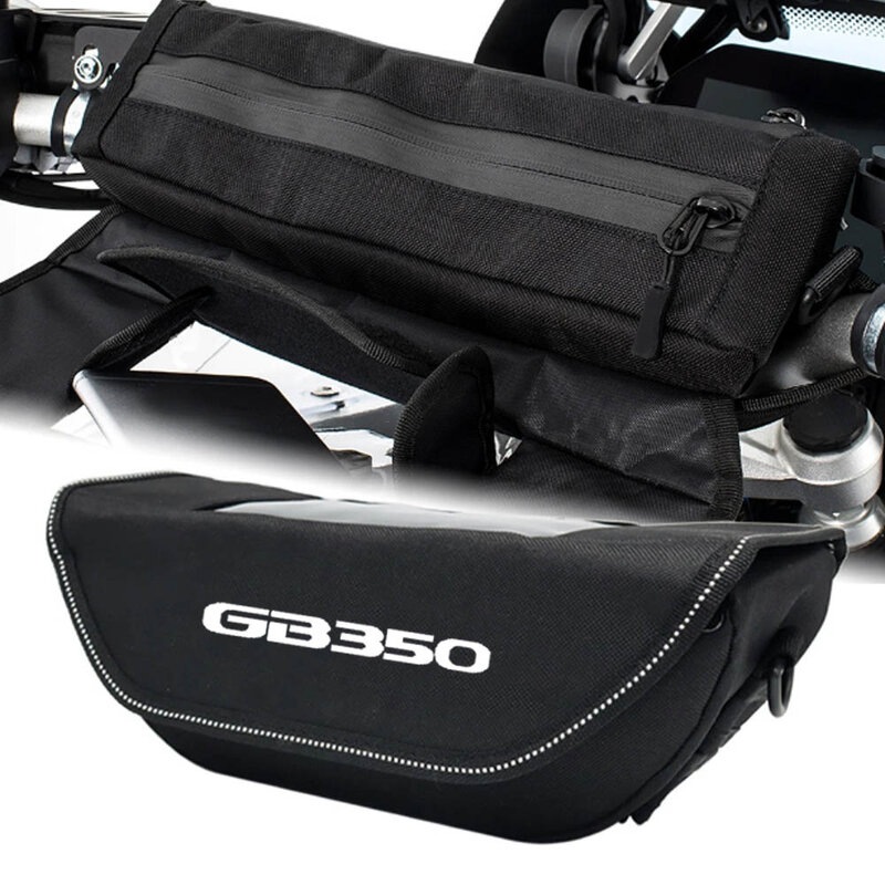 لهوندا CB350 دراجة نارية ملحق مقاوم للماء والغبار المقود تخزين حقيبة حقيبة الملاحة