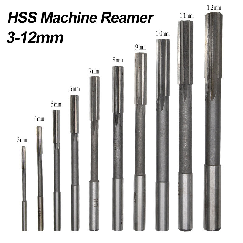 HSS آلة مخرطة مجموعة ، عرقوب مستقيم ، تشاكينج مخرطة للمعادن الصلب والألومنيوم ، H7 ، 3-12 مللي متر