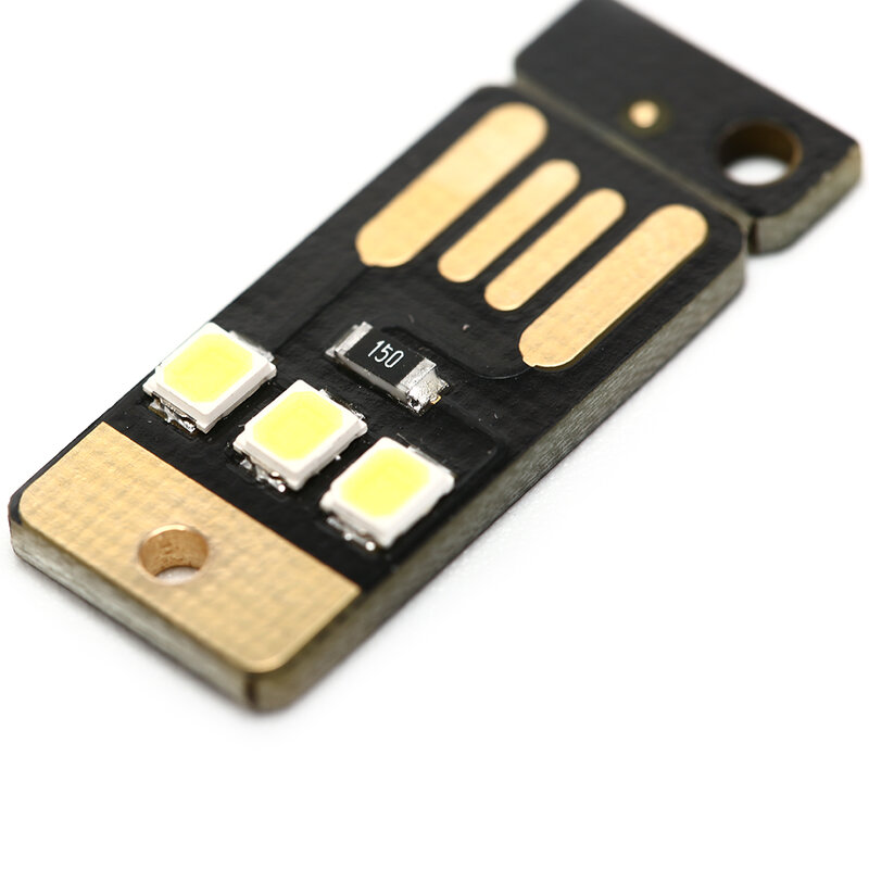 5 قطعة بطاقة جيب صغير USB الطاقة سلسلة المفاتيح LED ضوء الليل 0.2 واط USB LED لمبة كتاب ضوء للكمبيوتر المحمول Powerbank ليلة مصباح