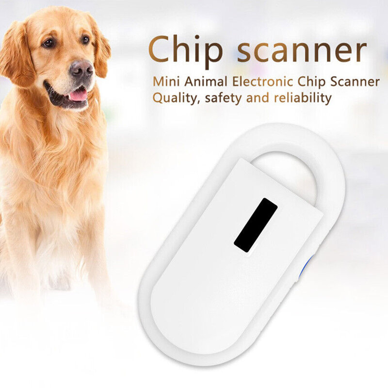 شاشة رقمية صغيرة رقائق الحيوانات الأليفة الماسح الضوئي USB قابلة للشحن رقاقة الحيوان الماسح الضوئي لإدارة الحيوانات الصغيرة