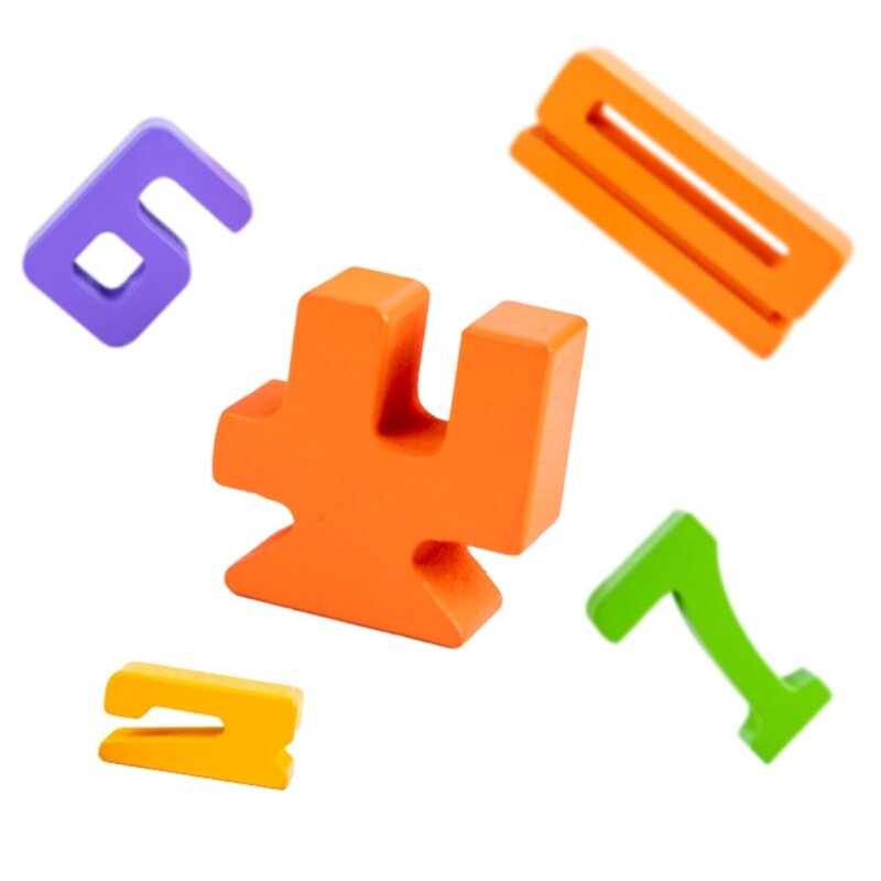 مجموعة ألعاب مكعبات على شكل رقم رياضي لمدة 3 سنوات من العمر، مجموعة ألغاز تعليمية
