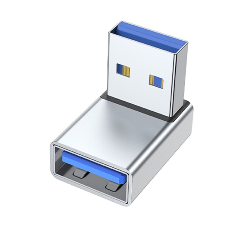 USB ذكر إلى أنثى الزاوية اليمنى 90 درجة بدوره محول USB3.0 ذكر إلى أنثى البيانات الكوع محول لأجهزة الكمبيوتر المحمول موصل