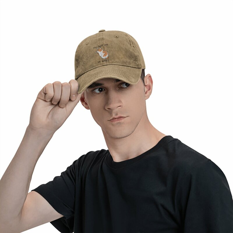 قبعة بيسبول للرجال والنساء No Talk Me ، قبعات Snapback ، حماية حاجب