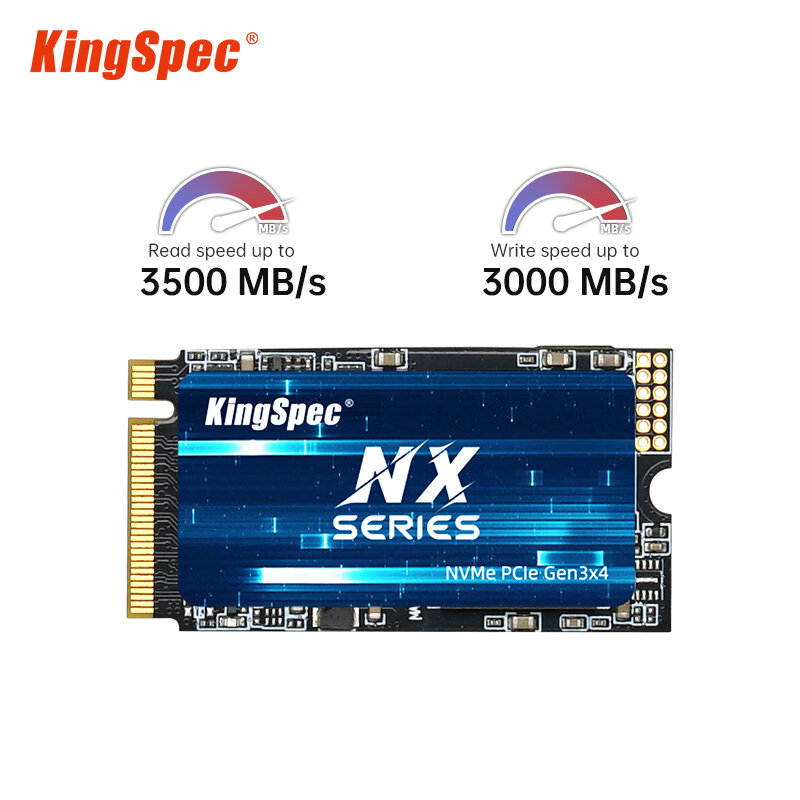 كينجسبيك M.2 NVMe PCIe 3.0 X4 SSD 256gb 1 تيرا بايت 128GB 512GB SSD M.2 2242 PCIe قرص صلب داخلي الحالة الصلبة محرك لأجهزة الكمبيوتر المحمول