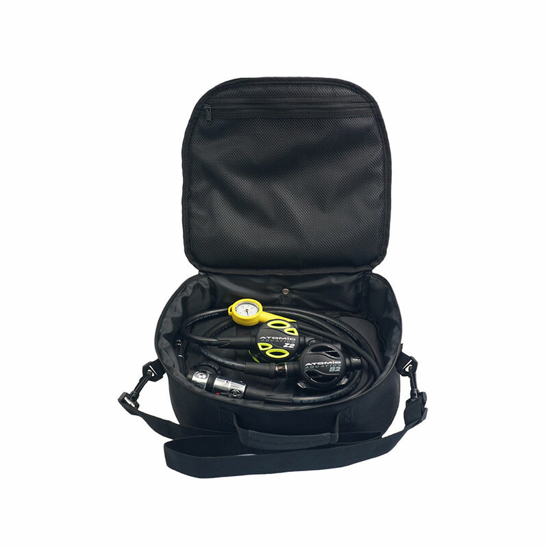 أكسفورد القماش الغوص منظم حمل حقيبة مع استنزاف ثقب سستة إغلاق واقية في الهواء الطلق معدات مربع