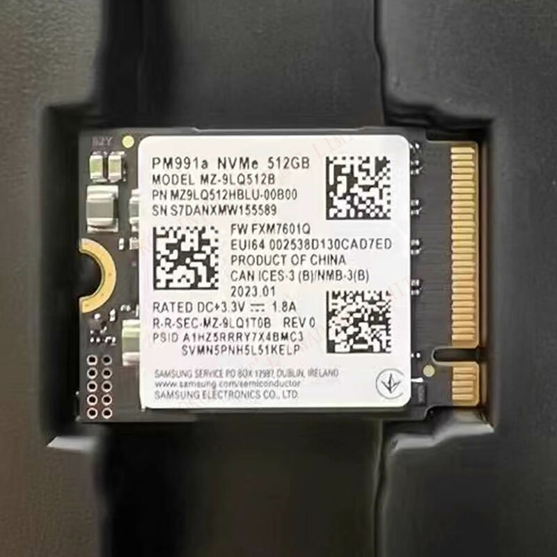 512GB PM991a SSD M.2 2230 محرك الحالة الصلبة الداخلية PCIe3.0x4 NVME تخزين القرص الصلب MZ-9LQ512B MZ9LQ512HBLU