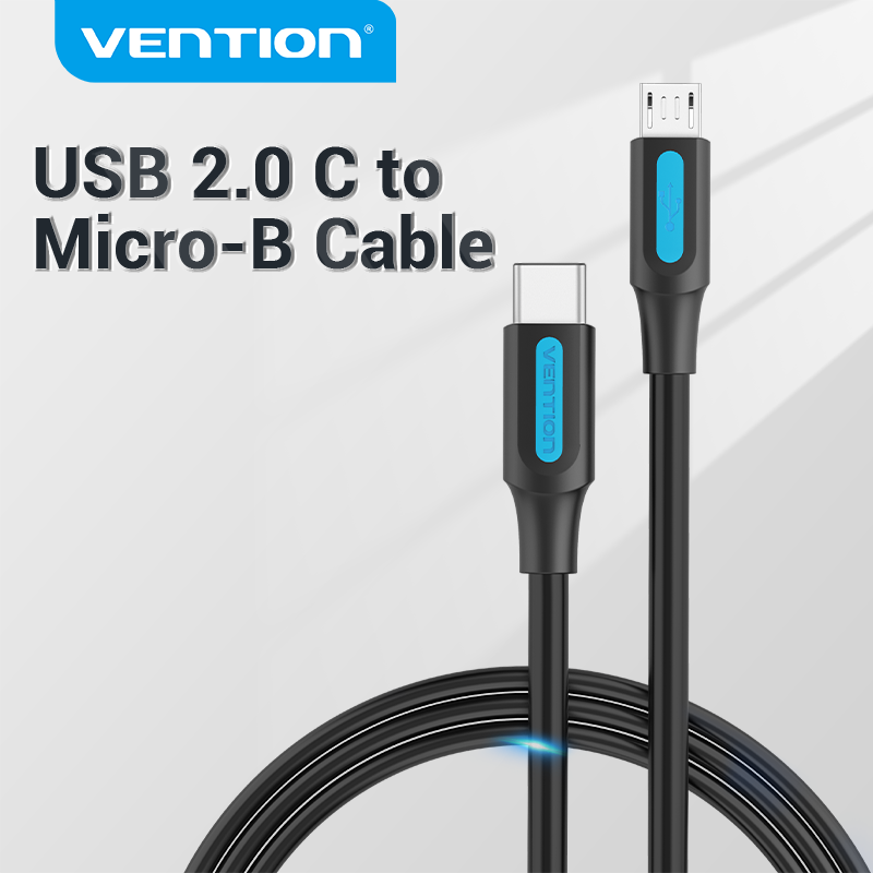فينتيون محول كهربائي لكابل USB صغير نوع سي لسامسونج وهواوي, تشاومي، كابل USB صغير للهاتف المحمول
