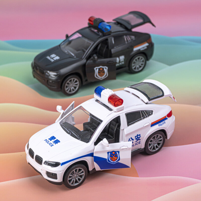 سيارة شرطة بالقصور الذاتي للأطفال ، سيارة شرطة ، نموذج إنقاذ ، سيارة محاكاة ، صبيان وفتيات