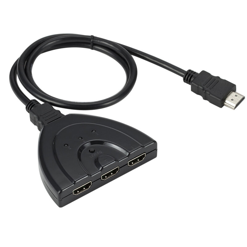 4K * 2K ثلاثية الأبعاد صغيرة 3 منفذ HDMI-متوافق التبديل 1.4b 4K الجلاد الخائن 1080P 3 في 1 خارج ميناء المحور ل DVD HDTV Xbox PS3 PS4