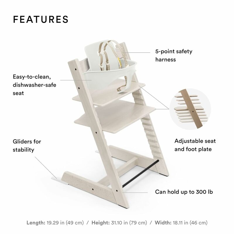 كرسي عالٍ قابل للتحويل للأطفال والكبار ، بما في ذلك مجموعة أطفال ، حزام قابل للإزالة ، مناسب لمدة 6-36 شهرًا