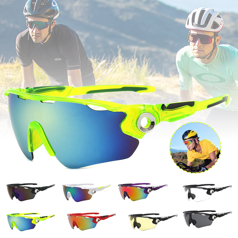 الدراجات نظارات 8 Clolors في الهواء الطلق نظارات شمسية رياضية الرجال النساء ركوب الدراجات نظارات الجبلية الطريق ركوب الدراجة نظارات نظارات