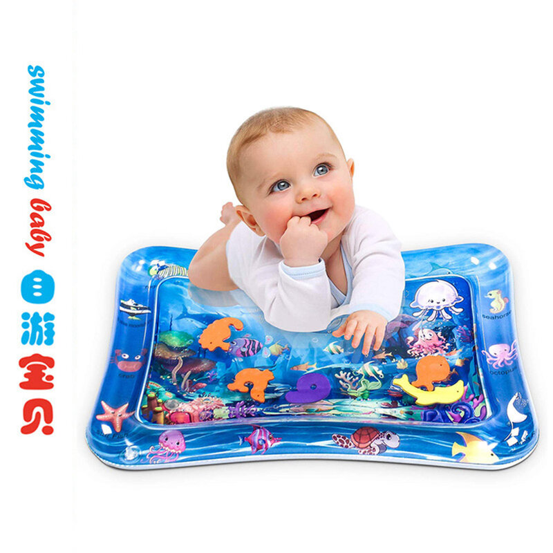 طفل حصيرة الماء نفخ وسادة الرضع طفل المياه تلعب حصيرة للأطفال التعليم المبكر تطوير لعبة طفل الصيف اللعب