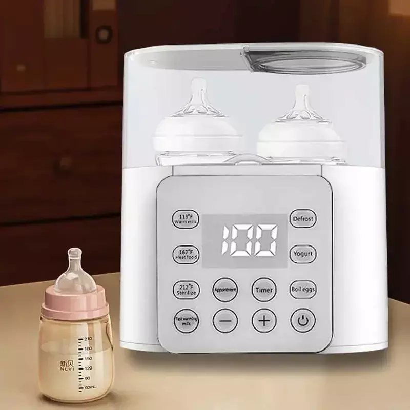 أدوات تدفئة وتعقيم زجاجات الرضاعة للأطفال جهاز تدفئة الحليب والطعام أدوات حديثي الولادة مجموعة زجاجات ملحقات أجهزة تعقيم سخان البخار