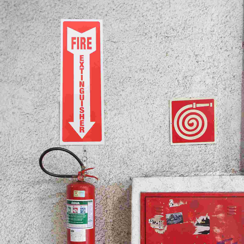 ملصق طفاية حريق لمتاجر البيع بالتجزئة ، ذاتية اللصق ، علامة ، 8 *