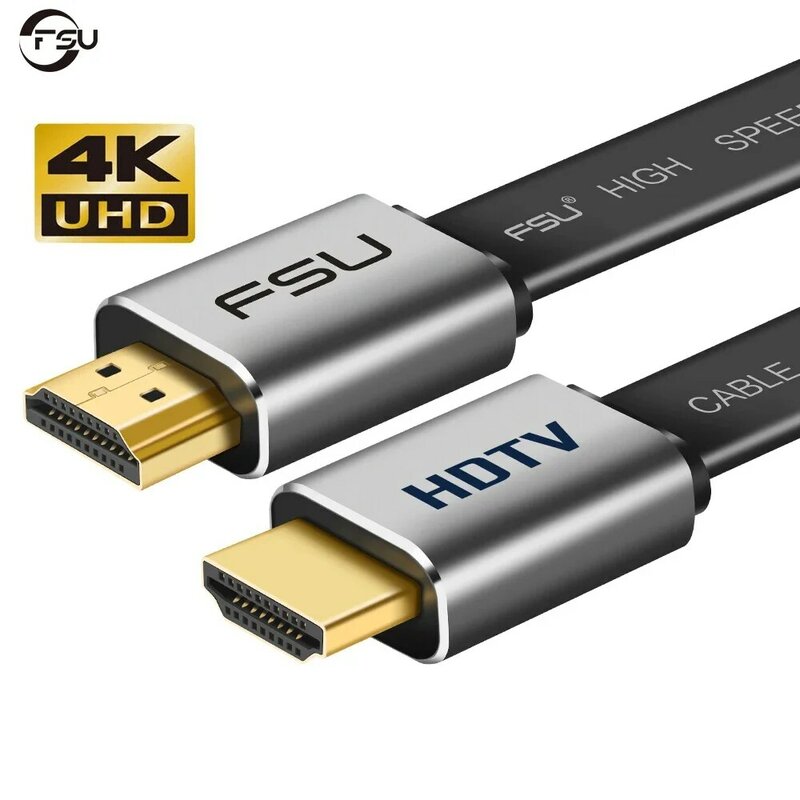كابل FSU HDMI متوافق مع 4K * 2K عالي السرعة 2.0 كابل HDMI متوافق مع ثلاثية الأبعاد 1080P HD للتلفزيون PS3/4 جهاز عرض 0.5 متر 1 متر 1.5 متر 2 متر 3 متر