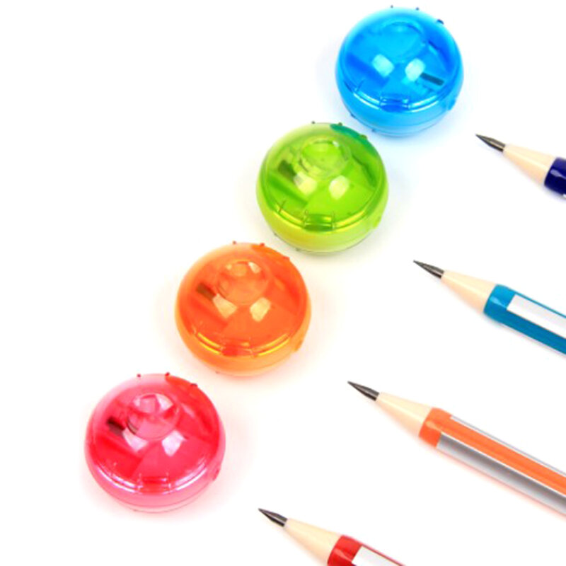 قلم رصاص صغير لطيف براية للأطفال ، ثقب مزدوج ، مستلزمات المدرسة والمكتب ، 2 عرض