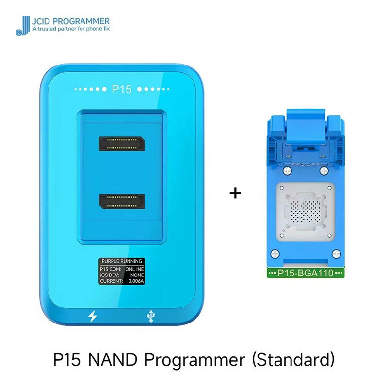 مبرمج Nand مع وحدة BGA315 ، 110 70 60 ، فحص رمز IP 6-15ProMax ، كتابة القراءة Nand ، جهاز إصلاح ، JC P15