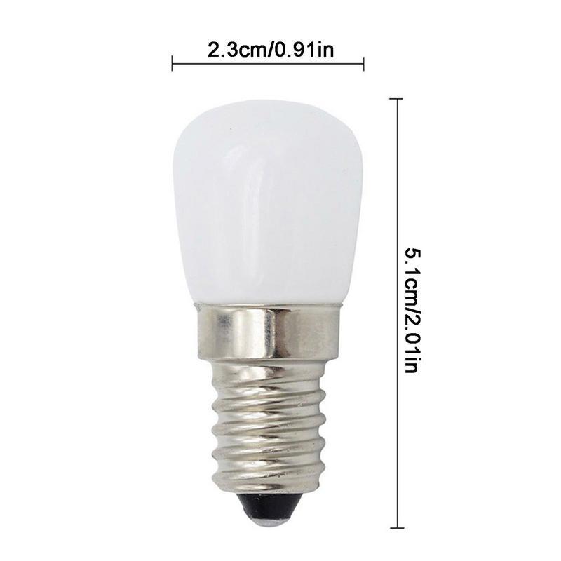 E12 LED الثلاجة ضوء لمبة الثلاجة الذرة لمبة التيار المتناوب 220 فولت 240 فولت LED مصباح أبيض/دافئ الأبيض SMD2835 استبدال ضوء الهالوجين