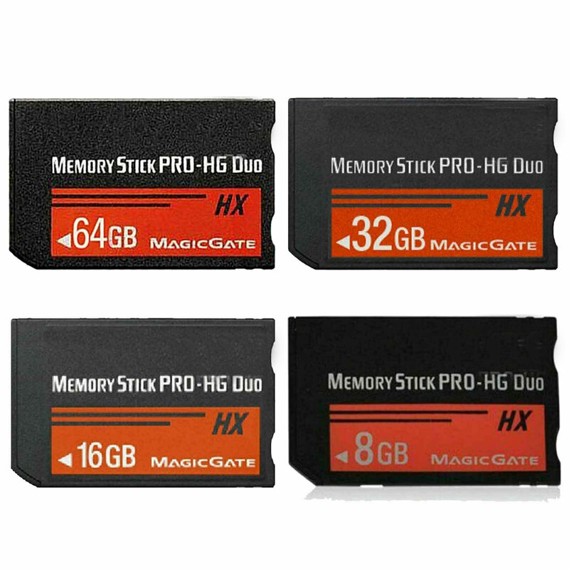 لسوني 8GB 16GB 32GB 64GB HG PSP 1000/2000/3000 ذاكرة عصا MS برو Duo كامل القدرة الحقيقية HX بطاقة الألعاب لعبة مثبتة مسبقا