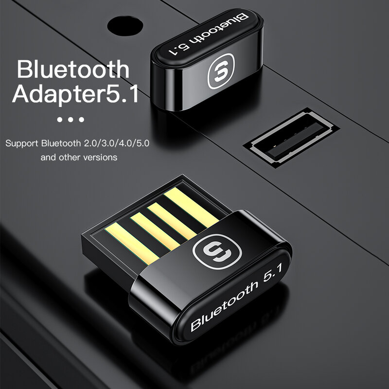 Essager USB بلوتوث 5.1 محول استقبال BT5.0 دونغل للكمبيوتر ماوس لاسلكي بلوتوث سماعة سماعة رئيس الكمبيوتر المحمول