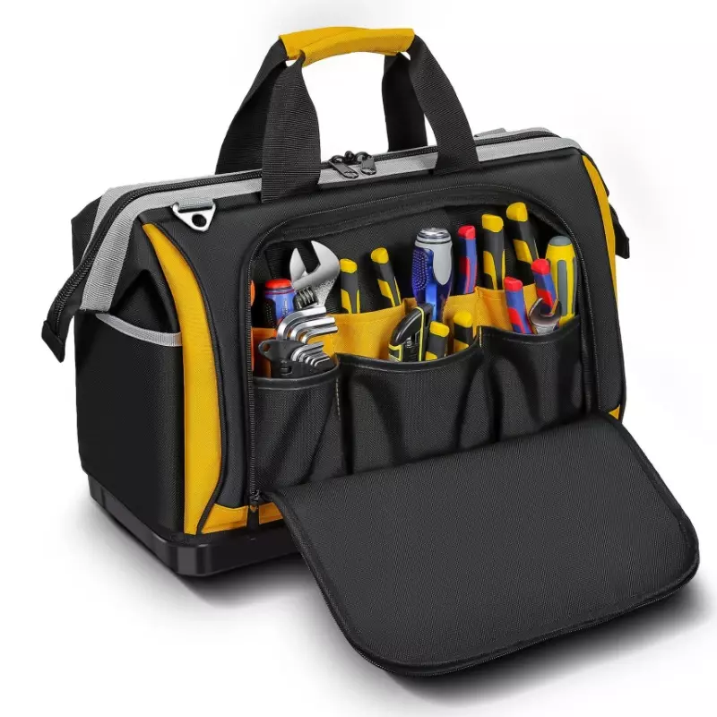 حقيبة أدوات كهربائية احترافية ، منظم أدوات محمول ، نجارة رجالية ، جيب متعدد الوظائف ، حزام فائدة ، حزام