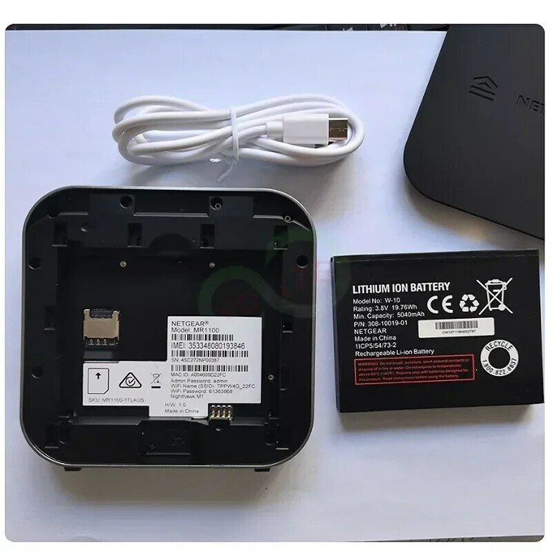 جهاز توجيه ليلي m1 netgear nighthawk أصلي مفتوح ، 4g/lan gigabit ، rj45 lte ، مع فتحة لبطاقة sim