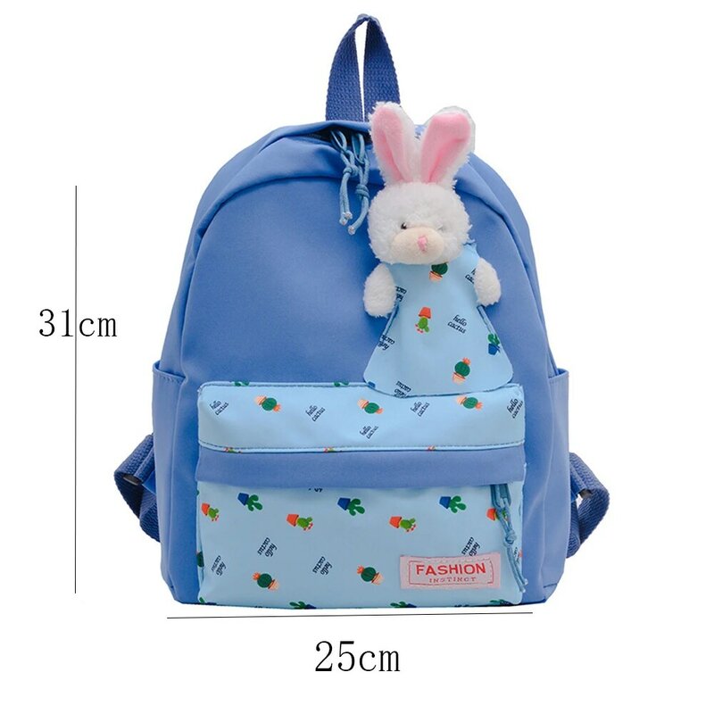 حقيبة ظهر أرنب صغيرة جميلة للفتيان والفتيات ، اسم شخصي ، حقيبة ظهر الأميرة لرياض الأطفال ، مخصصة ، حقائب ظهر للوجبات الخفيفة