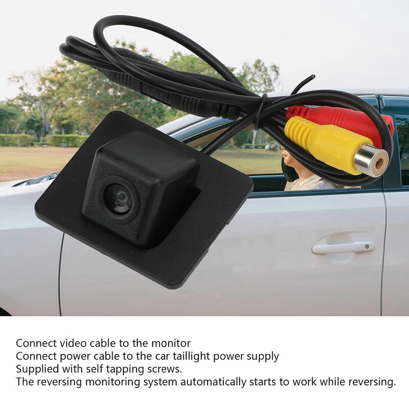 كاميرا رؤية خلفية مضادة للماء للسيارة ، ABS ، زاوية واسعة ، IP67 ، 3 Axela 13-19 أمان
