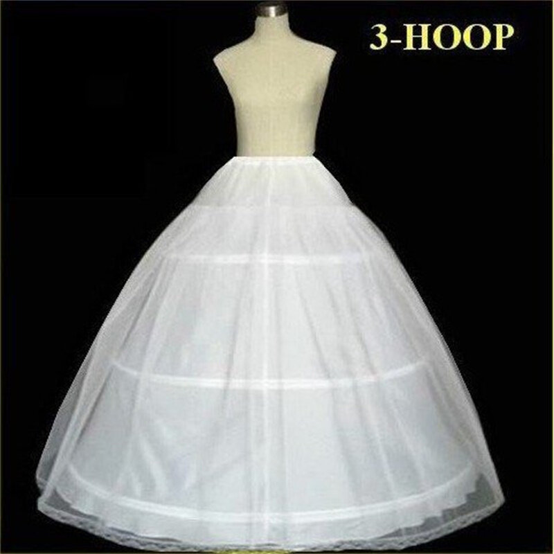 عالية الجودة منتفخ 6 الأطواق ثوب نسائي الزفاف كرينولين زلة تنورة الزفاف في الأوراق المالية