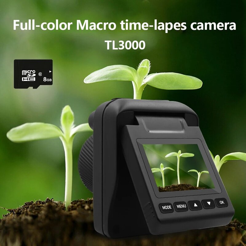 TL2300 الفاصل الزمني كاميرا LED ضوء منخفض الرقمية كاميرات Timelapse كامل اللون 1080P HD مسجل فيديو الموقت كاميرا IP66 مقاوم للماء