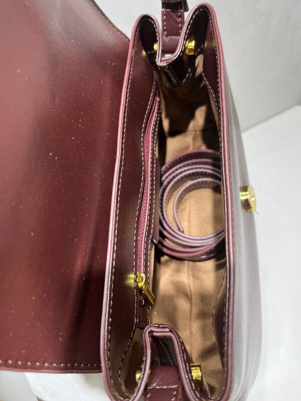 حقيبة تحت الإبط للنساء من Maxdutti-Crossbody ، حقيبة يد من جلد البقر متعددة الاستخدامات ، حقيبة كتف واحدة ، مكانة بسيطة ، كلاسيكية